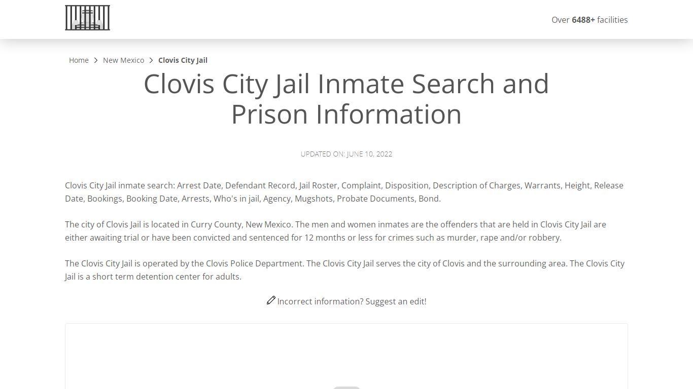 Clovis City Jail Inmate Search, Visitation, Phone no ...